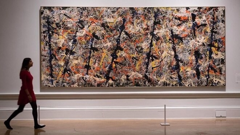 Blue Poles, 1952 por Jackson Pollock 